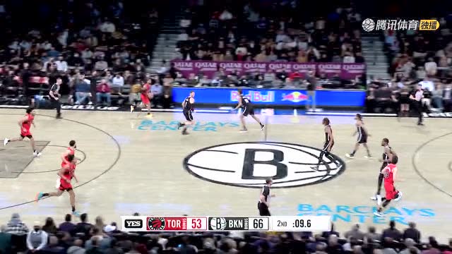 【2021年12月15日 猛龙vs篮网集锦】杜兰特迎着两人急停中投命中！特伦特读秒压哨三分还以颜色三分