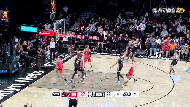 【2021年12月15日 猛龙vs篮网集锦】米尔斯防守强硬将球断下！爱德华兹反击三分手起刀落