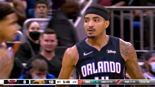 【2021年12月18日 热火vs魔术集锦】进攻很有层次感 奥基基哈里斯完美二人转打停热火