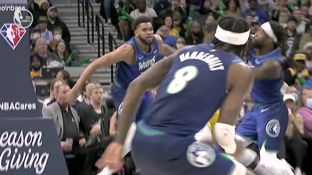 【2021年12月18日 湖人vs森林狼集锦】恶龙咆哮 唐斯追身封盖布朗随后怒吼