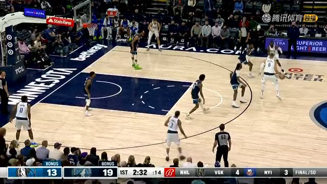 【2021年12月20日 独行侠vs森林狼集锦】里德鬼手抢断推反击 拉塞尔三分穿云手起刀落