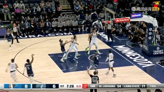 【2021年12月20日 独行侠vs森林狼集锦】你方唱罢我登场 比斯利芬尼史密斯对飙三分