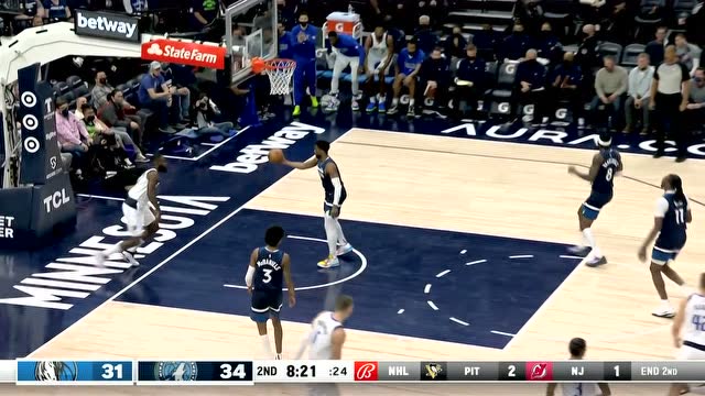 【2021年12月20日 独行侠vs森林狼集锦】这回我来做饼！波神助攻小哈达威空接扣篮