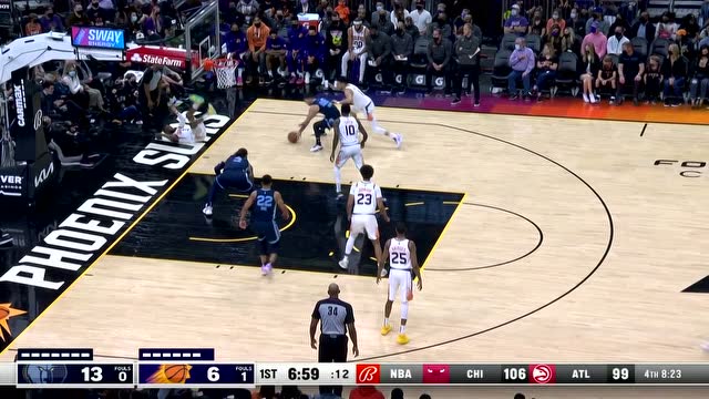 【2021年12月28日 灰熊vs太阳集锦】打不进也不要紧 亚当斯抓下前场篮板二次进攻打成2+1