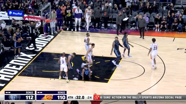 【2021年12月28日 灰熊vs太阳集锦】煮熟的鸭子会不会还能飞走？灰熊失误导致布里奇斯命中关键2分