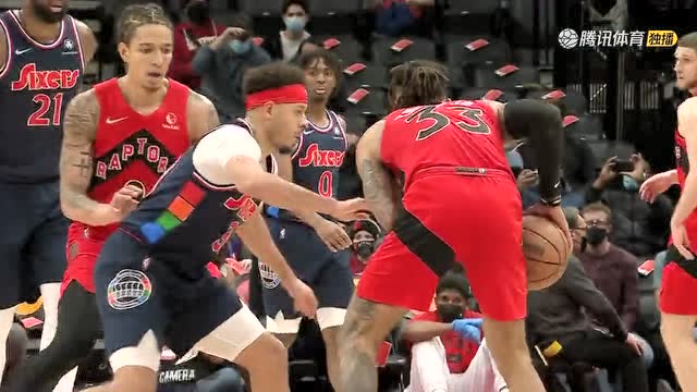 【2021年12月29日 76人vs猛龙集锦】挺身而出！特伦特三分命中反超比分