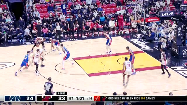 【2021年12月29日】奇才vs热火第1节中文解说回放