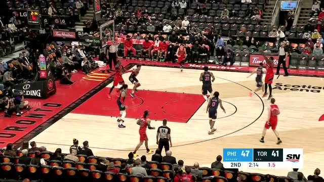 【2021年12月29日 76人vs猛龙集锦】弹道无需修正！特伦特三分一发入魂