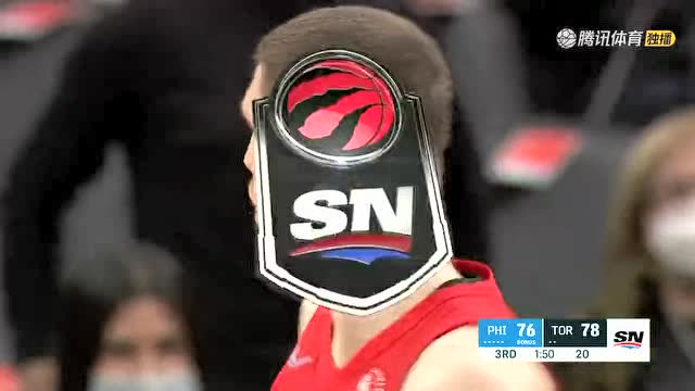 【2021年12月29日 76人vs猛龙集锦】西卡与米凯卢克传导配合 米凯卢克三分一发入魂