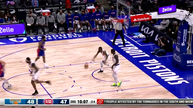 【2021年12月30日 尼克斯vs活塞集锦】打成个人秀!迪亚洛连续突破连得6分