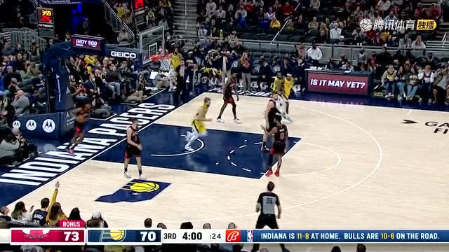 【2022年01月01日 公牛vs步行者集锦】传说中的有借有还 布里赛特分球萨博尼斯肆虐篮筐