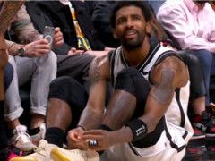 篮网最新伤情！欧文左踝扭伤 哈登出战成疑