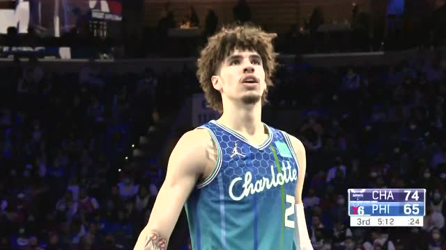 【2022年01月13日】NBA常规赛：黄蜂vs费城第3节中文解说回放