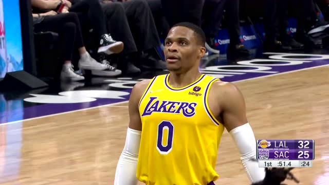 【2022年01月13日】湖人vs国王第1节中文解说回放