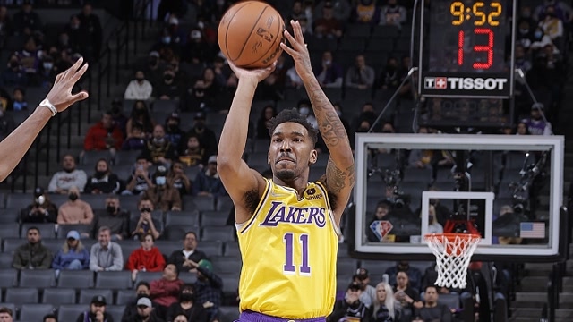 【2022年01月13日 湖人vs国王集锦】蒙克vs国王集锦 全场22+7无死角三分精准投射