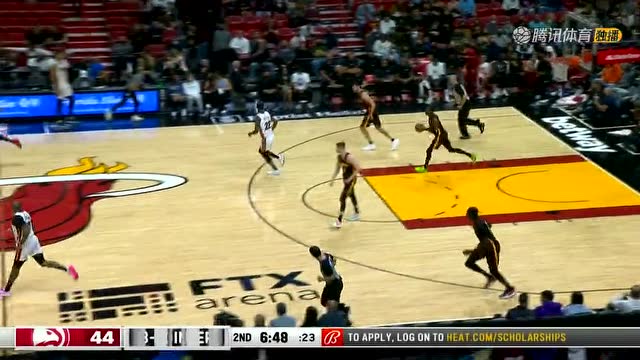 【2022年01月15日 老鹰vs热火集锦】上首发什么都好使！塔克底角三分接球就扔干脆利落