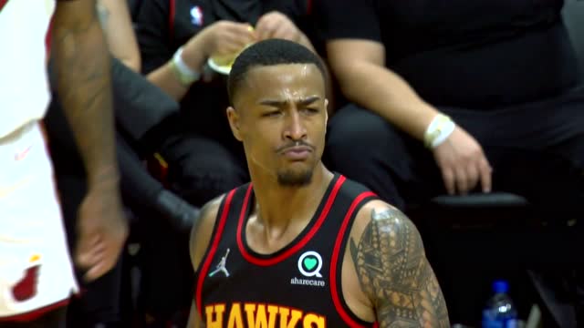 【2022年01月15日 老鹰vs热火集锦】洛瑞小手一抛扔空接 尤塞文拔地而起暴力虐筐