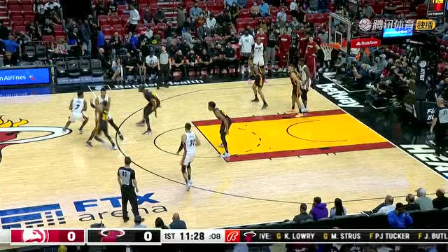 【2022年01月15日 老鹰vs热火集锦】先来个下马威！斯特鲁斯杀入内线助飞尤尔特塞文暴力扣篮