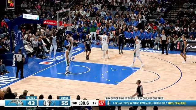 【2022年01月16日 魔术vs独行侠集锦】这里是独行侠禁飞区 芬尼史密斯迎头大帽科尔安东尼