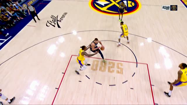 【2022年01月16日 湖人vs掘金集锦】技术流才是我的本色 约基奇梦幻脚步上篮晃晕霍华德