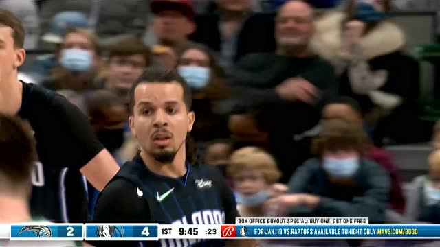 【2022年01月16日 魔术vs独行侠集锦】独行侠 vs. 魔术 - 比赛集锦