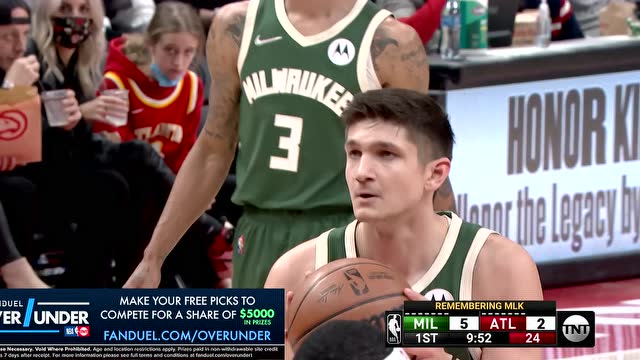 【2022年01月18日】雄鹿vs老鹰第1节中文解说回放