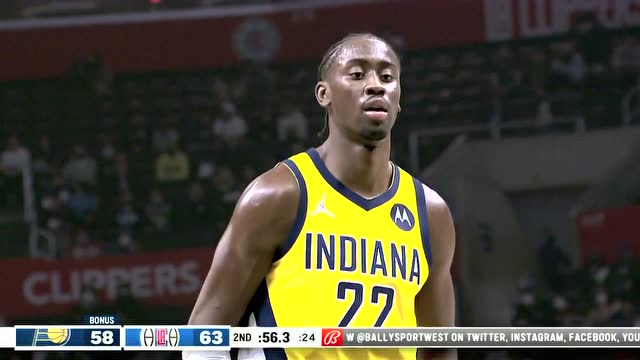 【2022年01月18日】步行者vs快船第2节中文解说回放