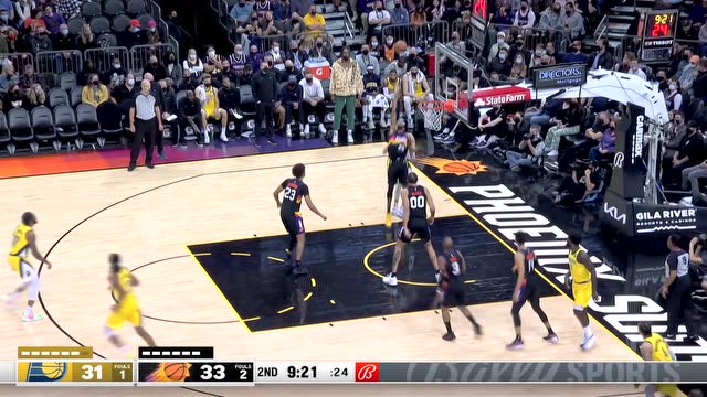 【2022年01月23日 步行者vs太阳集锦】佩恩布里奇斯内外开花 比永博迎面血帽对手