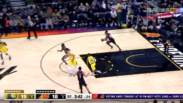 【2022年01月23日 步行者vs太阳集锦】杜某特就是你吧 杜阿尔特布克头上连砍5分