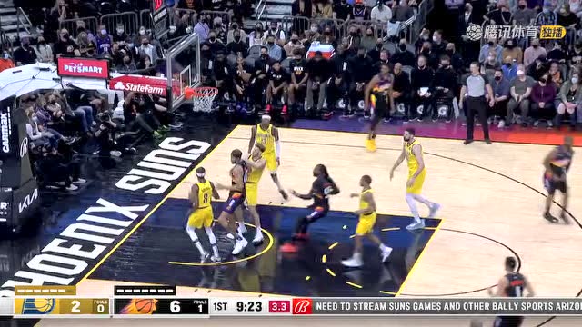 【2022年01月23日 步行者vs太阳集锦】越老越妖都是细节 保罗抢到球权长传连线克劳德