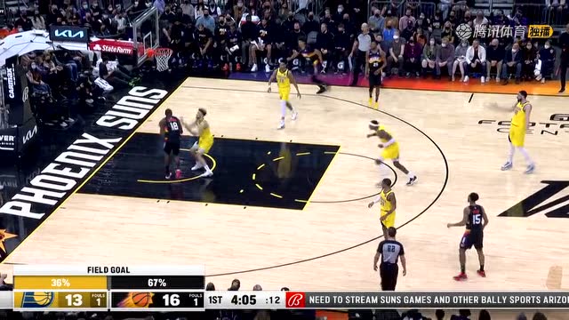 【2022年01月23日 步行者vs太阳集锦】完美衔接无需适应 比永博制霸内线旱地拔葱