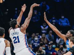 MVP！2022年至今恩比德场均上场31.6分钟贡献33.8分