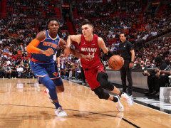 热火大胜尼克斯 豪取东部第一