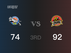 吉林三节领先新疆，齐麟得到21分，姜伟泽得到21分