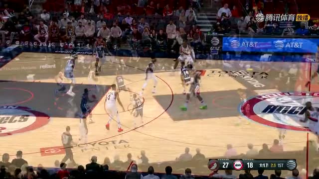 【2022年01月29日 开拓者vs火箭集锦】麦克勒莫CJ连续三分 考文顿大帽+三分制霸攻防