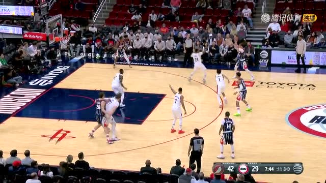 【2022年01月29日 开拓者vs火箭集锦】鲍威尔慢三步戏耍申京 马修斯不讲理极限3+1