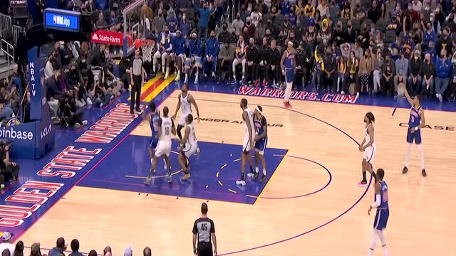 【2022年01月30日 篮网vs勇士集锦】篮网vs勇士五佳球 威金斯平筐暴扣欧文两记神仙三分