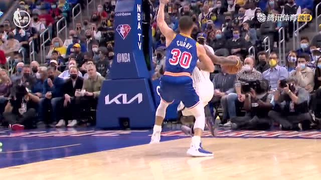 【2022年01月30日 篮网vs勇士集锦】犯规你也拉不住 欧文单吃库里高打板打成2+1