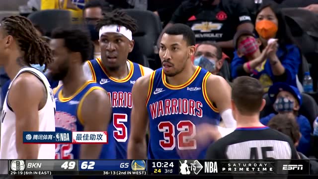【2022年01月30日】篮网vs勇士 第4节中文解说回放