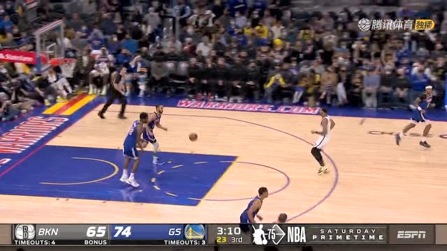 【2022年01月30日 篮网vs勇士集锦】欧文急停中距离阿德翻身打板命中 篮网开启追分狂潮