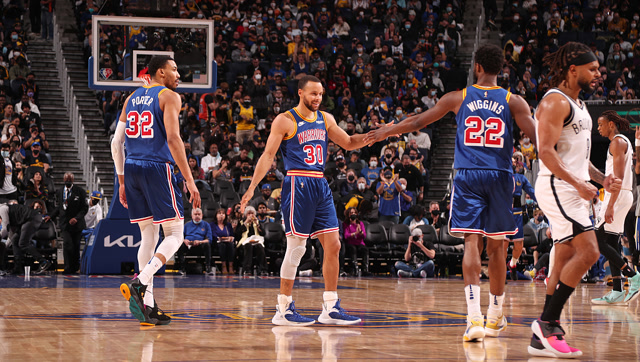 【2022年01月30日】篮网vs勇士 中文解说全场回放