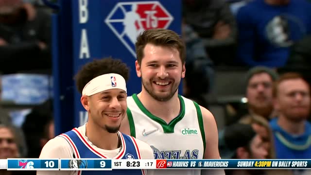 【2022年02月05日 76人vs独行侠集锦】东契奇vs费城集锦 怒砍33+13+15率队获胜