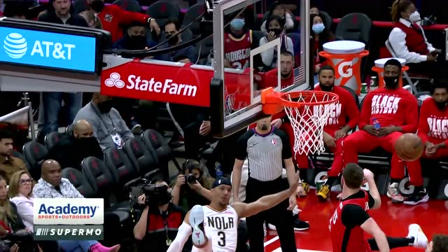 【2022年02月07日 鹈鹕vs火箭集锦】直接盖翻哈特 马修斯正面迎敌送出不讲理封盖