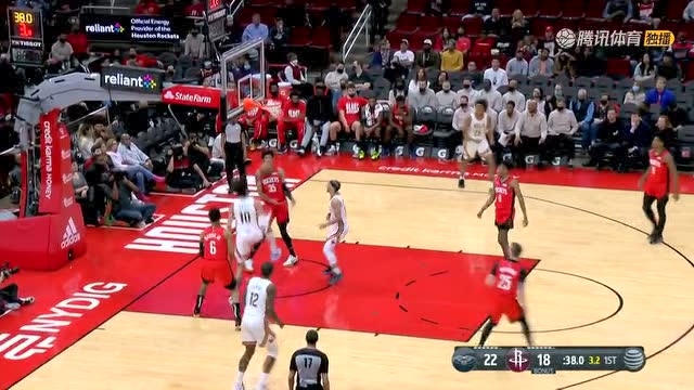 【2022年02月07日 鹈鹕vs火箭集锦】这是给扣篮大赛预热来了？海耶斯首节贡献4记惊艳暴扣