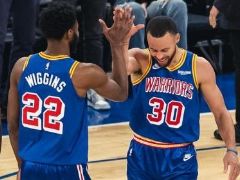 水花兄弟率队九连胜！库里：我爱看克莱打球