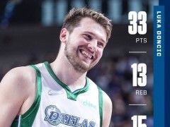 轰33+11创两纪录！东契奇6战5取30+