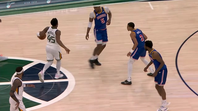 【2022年02月10日 勇士vs爵士集锦】一个不够！米切尔晃飞鲁尼三分干拔助队涨势