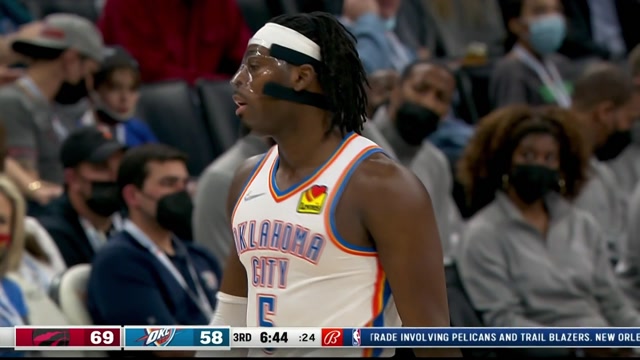 【2022年02月10日】猛龙vs雷霆第3节中文解说回放