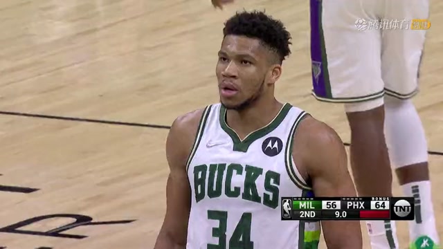 【2022年02月11日 雄鹿vs太阳集锦】超巨就是要进攻无死角 字母哥左路突破依旧无解打进成2+1