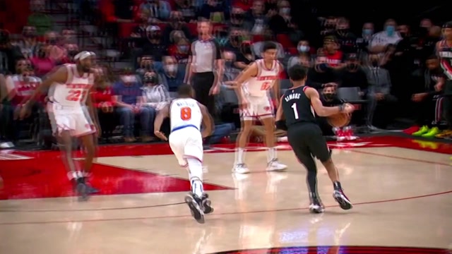 【2022年02月13日 尼克斯vs开拓者集锦】到了新东家手感依旧火热 哈特手起刀落三分命中